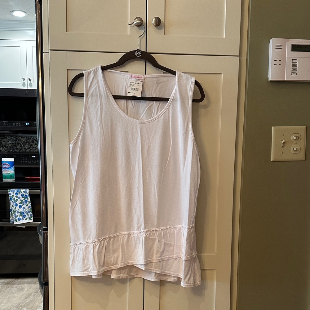 Fresh Produce White Tank Top